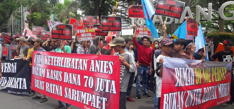   Aktivis Pergerakan Pemuda Jakarta Kritik Kinerja Anies
